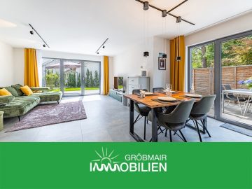 Erker und Wohnbereich - Moderne Eleganz in Wolfratshausen-Farchet keine Käuferprovision