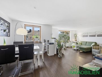 Wohnzimmer 1 - Parkwohnen an den Isarauen – traumhafte 3–4-Zimmer-Wohnung mit Südbalkon, neuwe. Wohlfühlbad