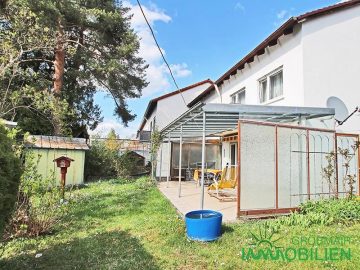Terrassenpergola mit Markise - Charmantes Architekten-Reiheneckhaus mit großem Garten keine Käuferprovision